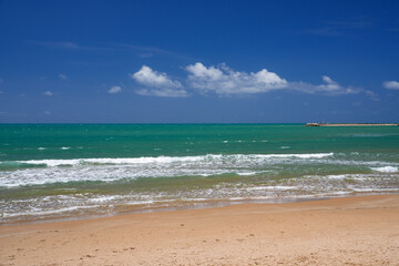Beautiful exotic beach in Sicily, Mediterranean Sea, Italy, Europe