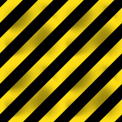 Abstract dirty background with oblique black and yellow stripes. Seamless pattern, print, vector illustration