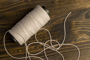 thin cotton thread for use in cooking