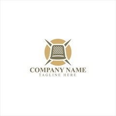 Boutique logo design simple concept Premium Vector
