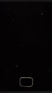 Vertical video - Super 8 film overlay, old film, video effect.