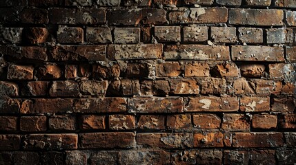 Naklejka premium Brick wall pattern to create an industrial and urban feel. generative ai