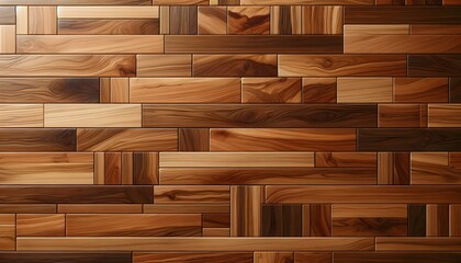 Wooden Tile Wall Background