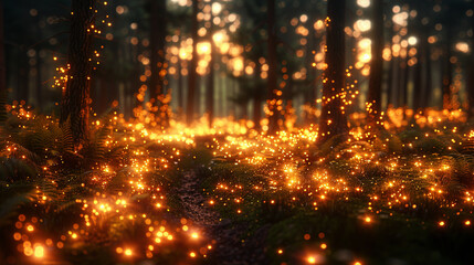 Naklejka premium christmas lights