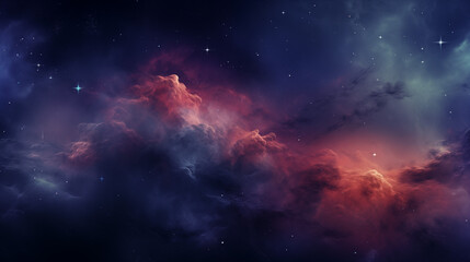 Fototapeta premium Beautiful space background. 