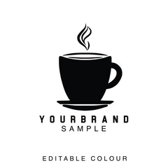cup logo for coffeeshop company