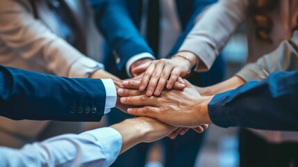 Fototapeta premium Group of business sharing their idea, meeting, teamwork, office, discussion, brainstorming, cooperation, businessman, team, men, working, communication, planning, modern, businesswoman