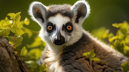 Obraz premium An ostrich with its head humorously hidden behind a blurred square, focusing on the bird's fluff and surrounding greenery