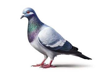 Fototapeta premium Pigeon bird isolated on white background