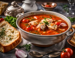 Maltese Fish Soup (Aljotta)