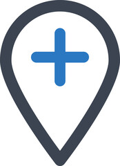 Plus location icon