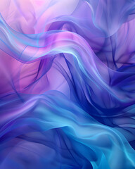 Obraz premium A purple and blue background with a blue and purple wave. The background is very colorful and the wave is very long
