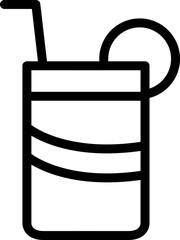 Obraz premium drink glass icon