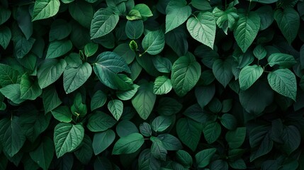 dark green background to create a natural and serene atmosphere generative ai