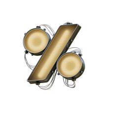 Futuristic Neon Sign3D Alphabet PNG Letters