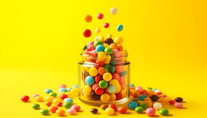 Outside with a clear polka dot drink containing polka dot snacks