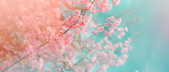 Pastel Spring Delight: High-Quality Photography with Copy Space for Inspirational Designs