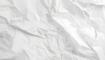 Obraz premium the wet crumpled white paper texture for the headerbackdrop