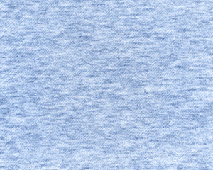 Blue knitted fabric abstract textile background