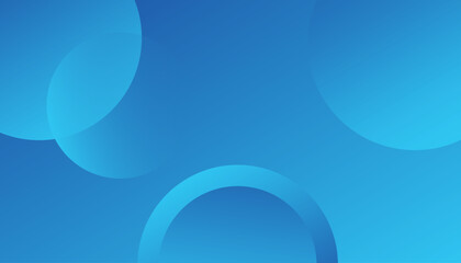 Minimal geometric background. Blue elements with fluid gradient. Applicable for gift card, Poster on wall poster template, EPS 10