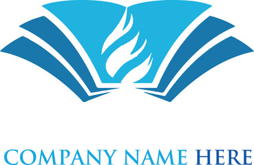 bible christ church  book sun logo,