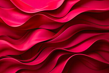 Obraz premium Flowing wave red background or presentation