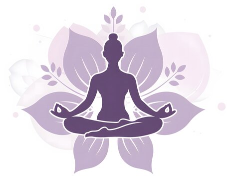 recommend clip art: silhouette of an adult woman in yoga pose,international yoga day
