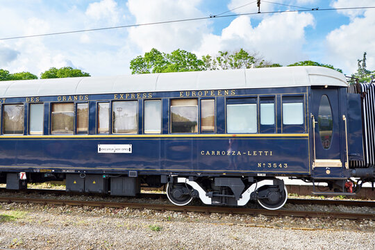 Varna, Bulgaria, June 06, 2023; Orient Express train