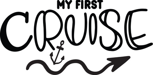 Obraz premium Cruise T-shirt Design, Cruise SVG Design, Cruise shirt, Family Cruise T-shirt, Family Matching Vacation, Vacation shirt, Summer Vacation, family trip T-shirt, family beach, family traveling, family 