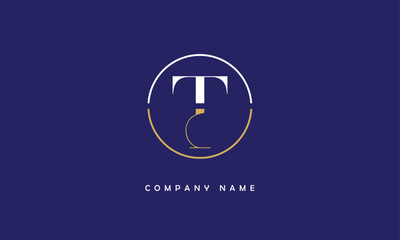 T, T Abstract Letter Logo Monogram