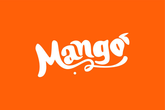Mango logo design typography and business name ideas 