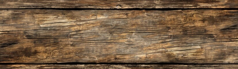 Fototapeta premium A seamless pattern of aged wood, with visible grain and weathered textures, creating an organic feel for rustic or vintage designs