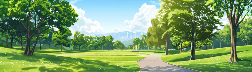Public Parks: Focus on public parks, green spaces, and botanical gardens, showcasing the city's commitment to urban greenery and nature preservation