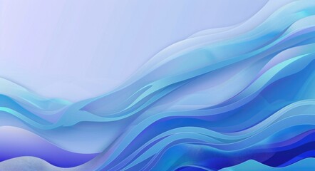 Banner Design Web Template Set - Abstract Horizontal Header with Modern Gradient Blue Cover Background