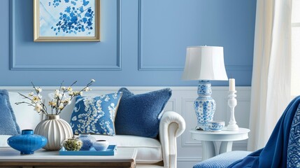 Ethereal Blue Creates a Serene Ambiance