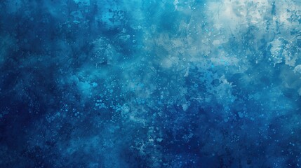 abstract grungy blue stucco wall background, generative ai