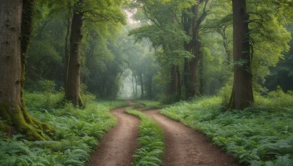 Obraz premium path in the woods