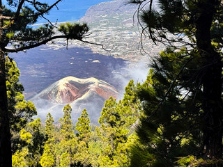 La Palma volcano view