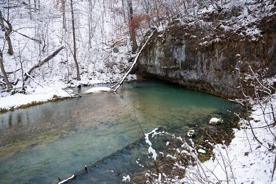 Ozarks spring in the winter