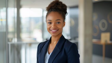 Confident Businesswoman in Office