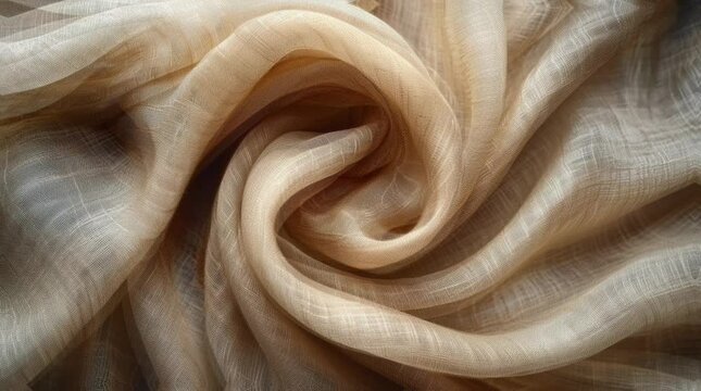Linen Fabric Texture with Fine Weave