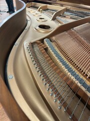 close up of a piano
