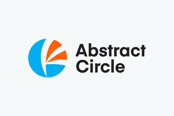 Global logo design Abstract circle  and business name ideas 