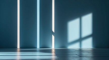 Minimal abstract light blue background for product presentation