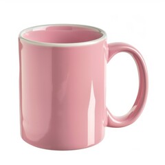 Colorful Ceramic Coffee, tea Mug mock up on a white background. Great as product design, print space