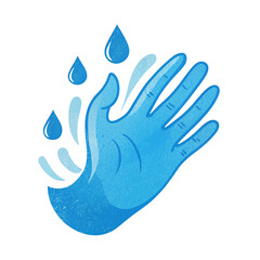 Obraz premium wash hand, illustration