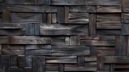 The texture of dark wood background.