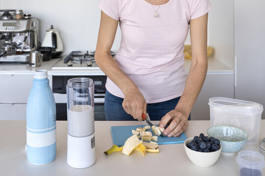 Ingredients for vegan protein smoothie