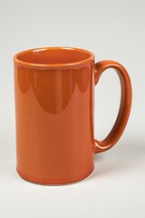 Colorful Ceramic Coffee Mug mock up on a white background. Great as product design, print space