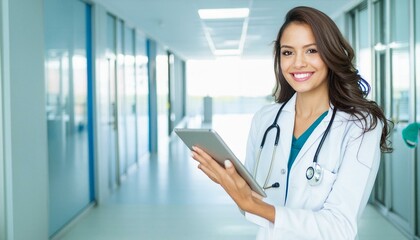 female doctor in hospital